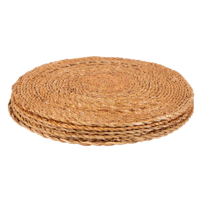 best-social-media-growth-tips-30cm Woven Typha Placemats - Pack of Six - By Argon Tableware