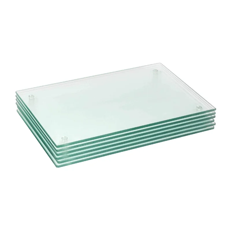 how-to-improve-problem-solving-30cm x 20cm Glass Placemats - Pack of Six - By Harbour Housewares