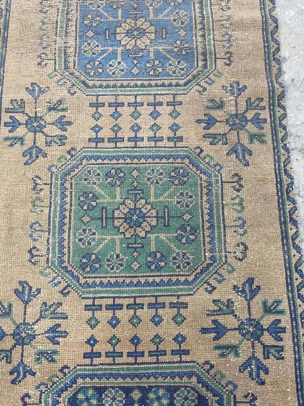 trendy boho carpet ideas-3x12 Central Anatolian Turkish Area Runner