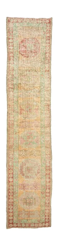 stylish rugs for open spaces-3x12 Old & Vintage Turkish Area Runner