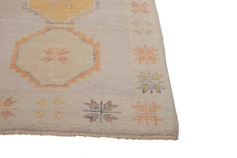 how to choose carpet padding-3x16 Modern Oushak Area Runner Rug