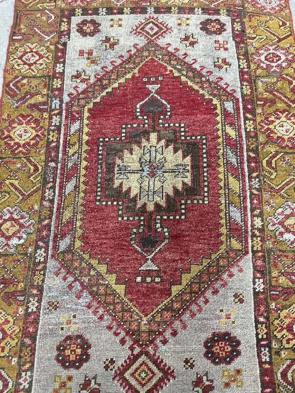 how to clean berber carpets-3x5 Red Vintage Turkish Area Rug