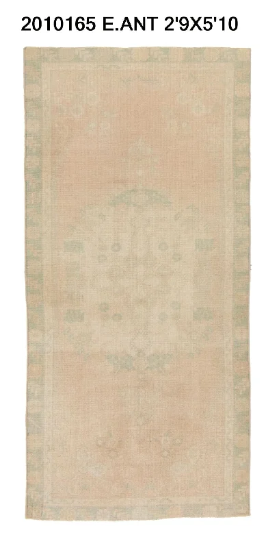 eco-friendly carpet care ideas-3x6 Old & Vintage Turkish Area Rug