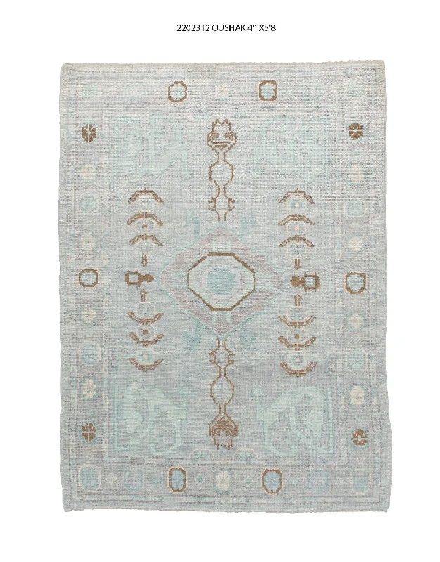 affordable rugs for cozy homes-4x6 Modern Oushak Area Rug