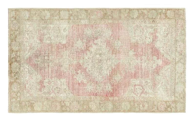 eco-friendly carpet underlay options-4x6 Soft Old & Vintage Turkish Area Rug