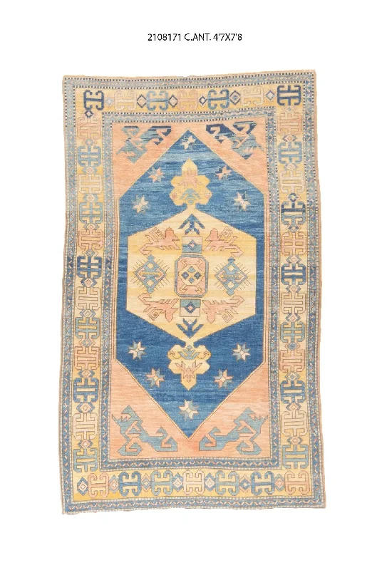 best carpet sweepers for quick cleaning-5x8 Old & Vintage Turkish Area Rug