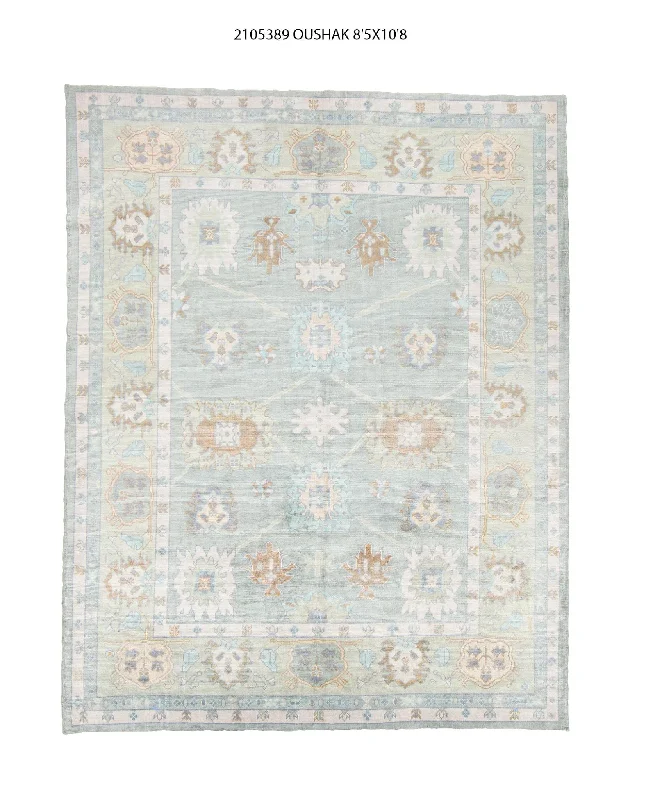 eco-friendly rug upkeep ideas-8x11 Modern Oushak Area Rug