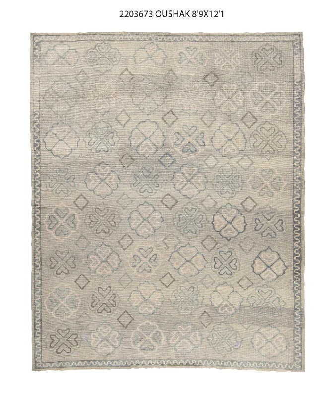 affordable rugs for cozy spaces-9x12 Modern Oushak Area Rug