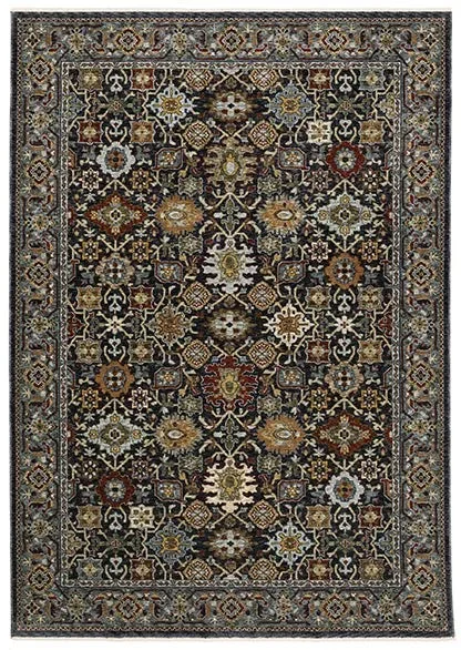 stylish rugs for home theaters-Aberdeen 4922D Multi Rug