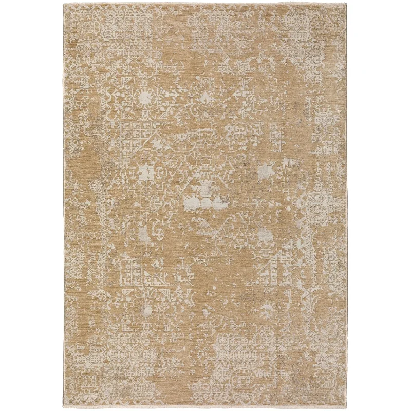 stylish rugs for minimalist decor-Antalya AY3 Flax Rug