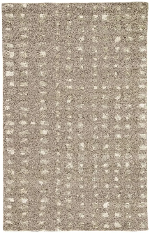 stylish rugs for cozy spaces-Baroque BQ42 Gray / Cream Rug