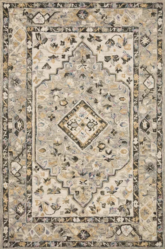 where to buy eco-friendly rugs-Beatty BEA-01 Grey/Ivory Rug