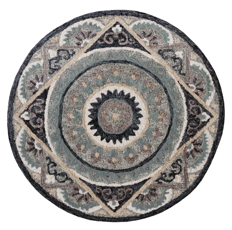 stylish outdoor rugs for porches-Bella Rose 21708MLT Multi Rug