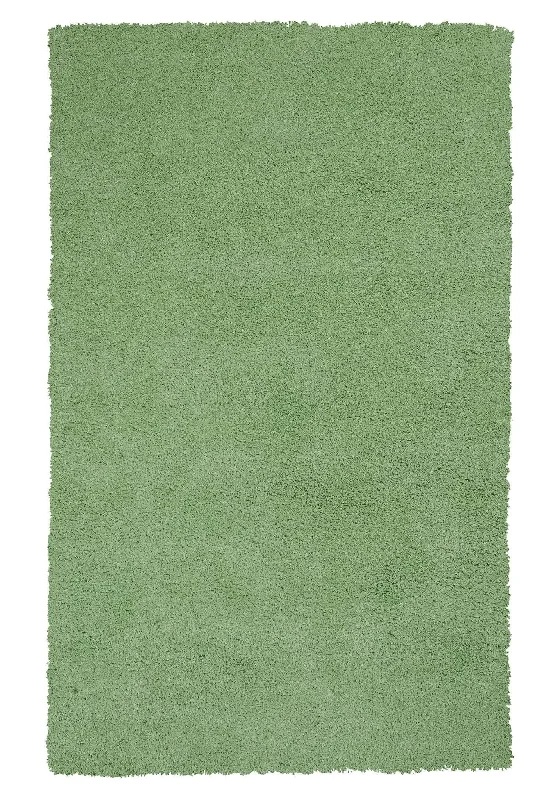 best carpet for high traffic areas-Bliss 1578 Shag Spearmint Green Rug