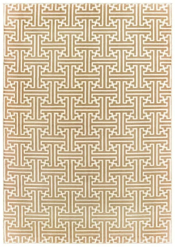 stylish rugs for minimalist homes-Bowen 1333Y Gold Ivory Rug