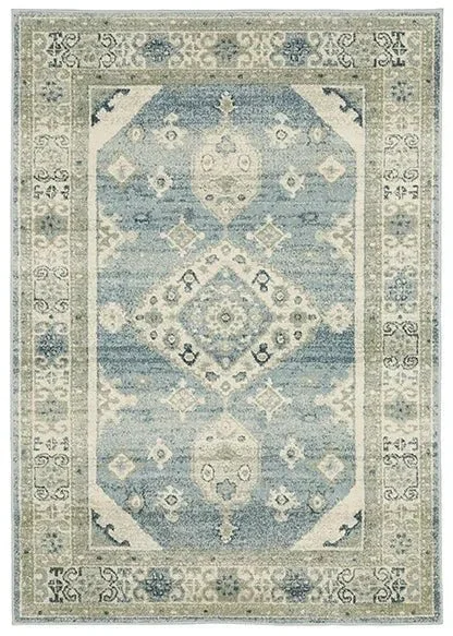 how to remove mustard stains fast-Branson BR03A Blue/Beige Rug