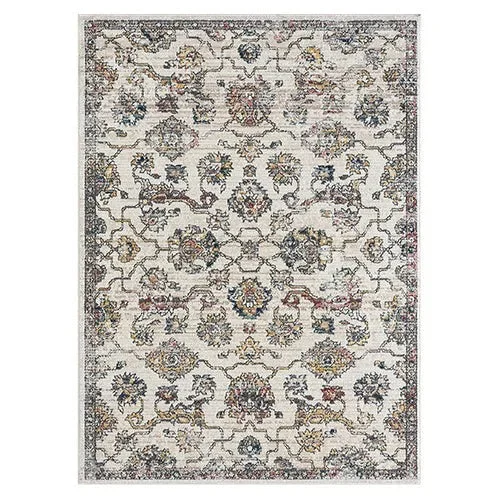 affordable carpet for large rooms-Bristol 82139CRU Cream/Blue Rug