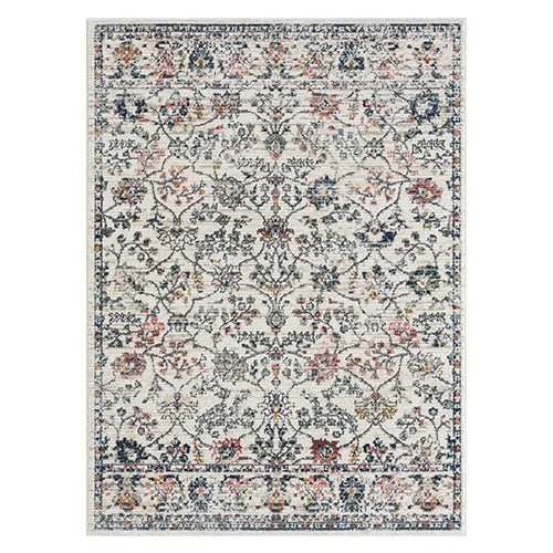 affordable carpet for small spaces-Bristol 82140CRU Cream/Blue Rug