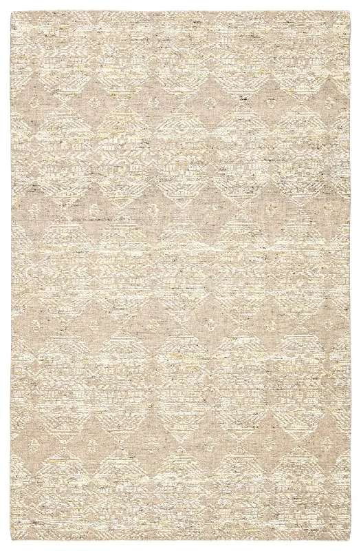 trendy floral carpet patterns-Burke BRK02 Dentelle Beige/Gold Rug