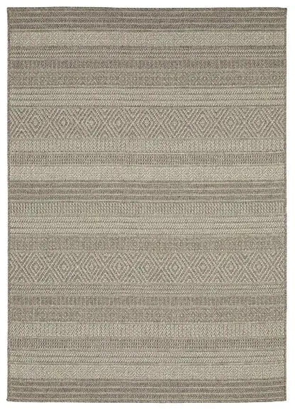 trendy geometric carpet designs-Caicos CA06A Grey Rug