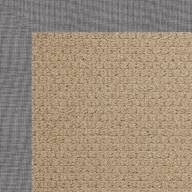 affordable luxury rug brands-Creative Concepts-Raffia Canvas Slate