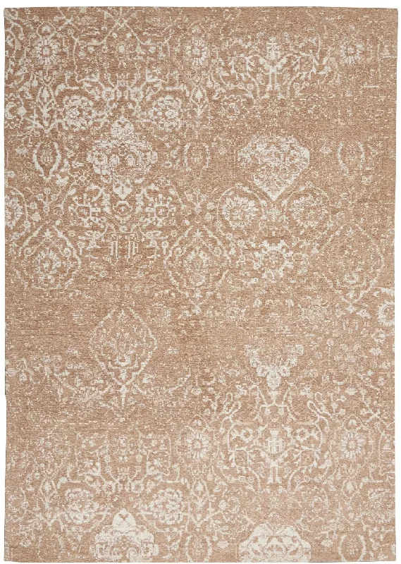 durable rugs for cozy apartments-Damask DAS06 Beige Ivory Rug