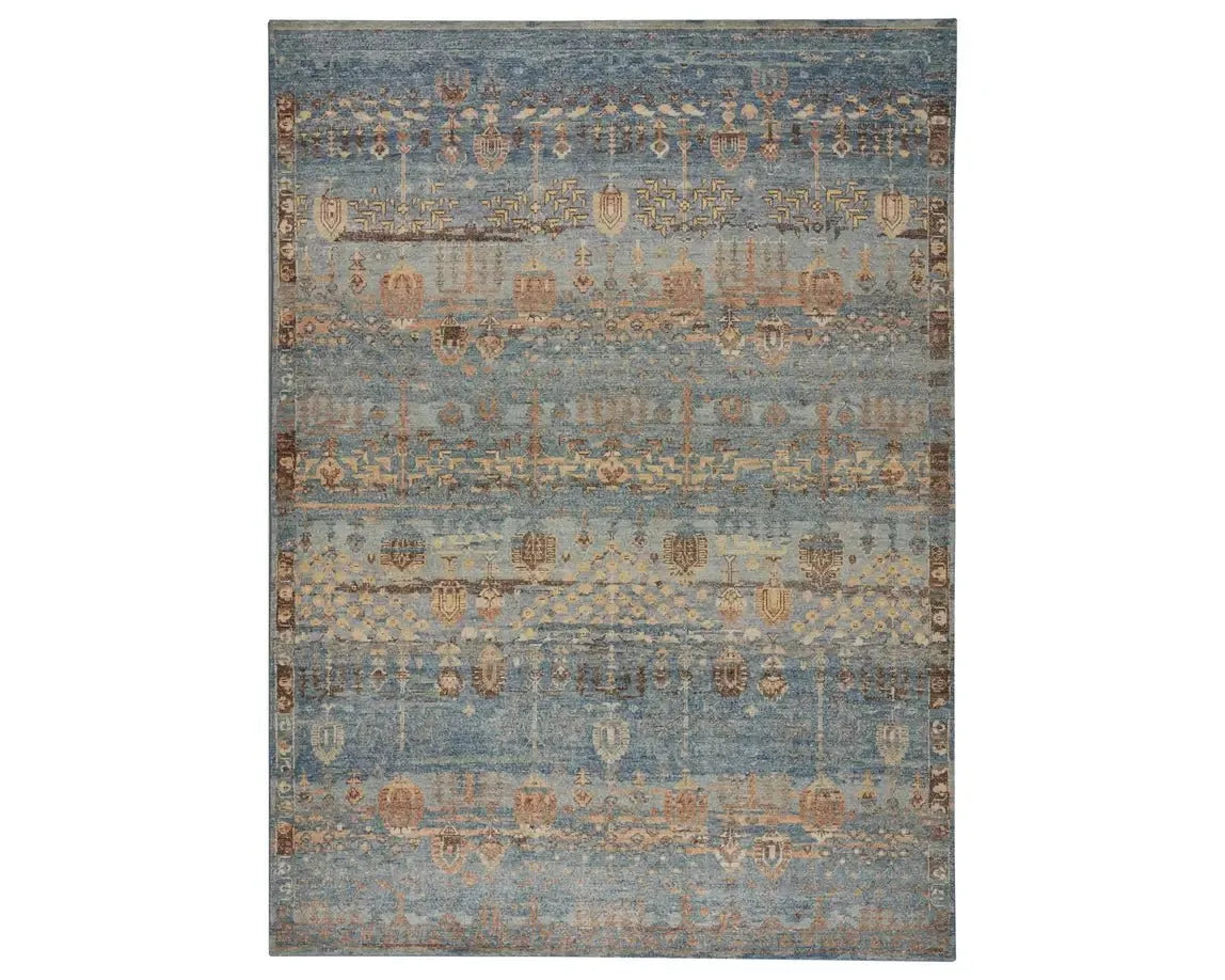 how to remove marker from carpet-Eden EDE04 Aegean Blue Rug