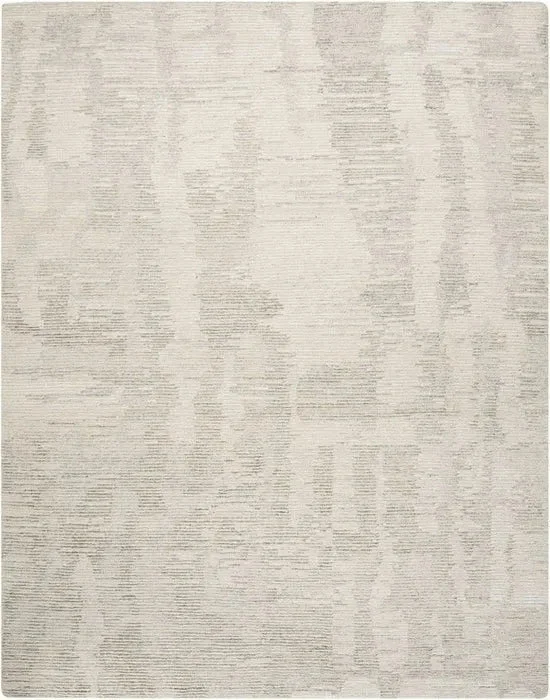 modern geometric carpet styles-Ellora ELL01 Ivory/Grey Rug