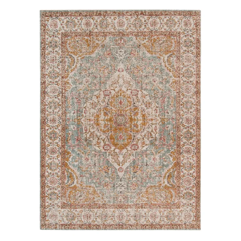 best rugs for vinyl safety-Eternal ETE-3 Sea Blue Rug