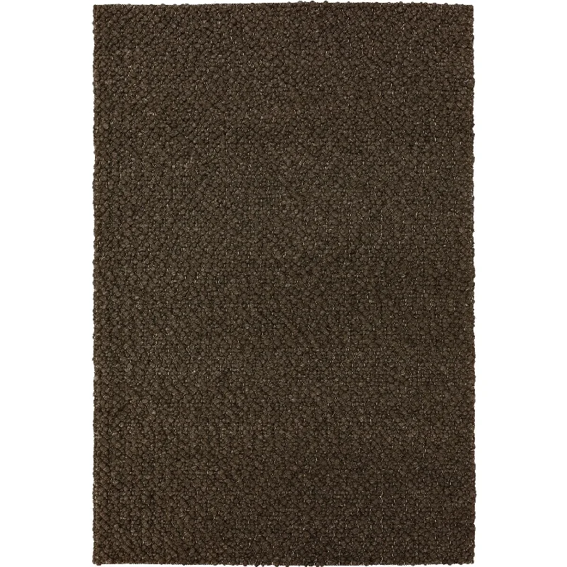 durable rugs for cozy apartments-Gorbea GR1 Chocolate Rug