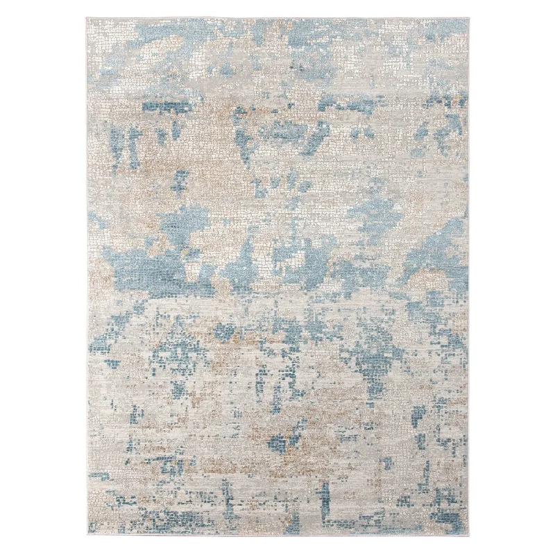 durable rugs for busy homes-Hamilton HAM-2 Light Blue Rug