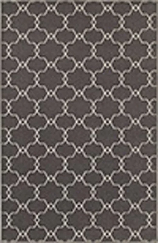 modern geometric carpet styles-Hampton 537E Grey / Ivory Rug