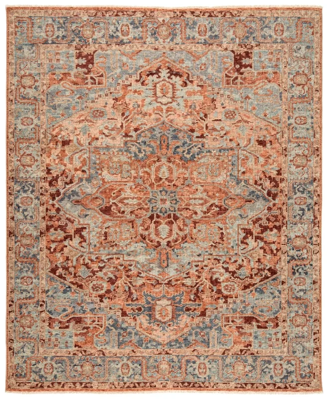 eco-friendly carpet care ideas-Inspirit ISP03 Elyas Pink/Blue Rug