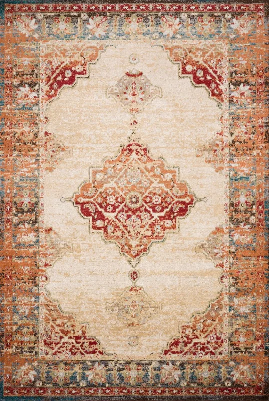 how to choose rug comfort-Isadora ISA-04 Antique Ivory/Sunset Rug