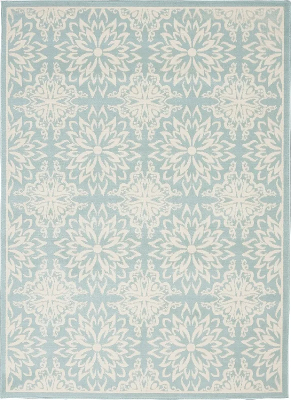 modern geometric carpet patterns-Jubilant JUB06 Ivory/Green Rug