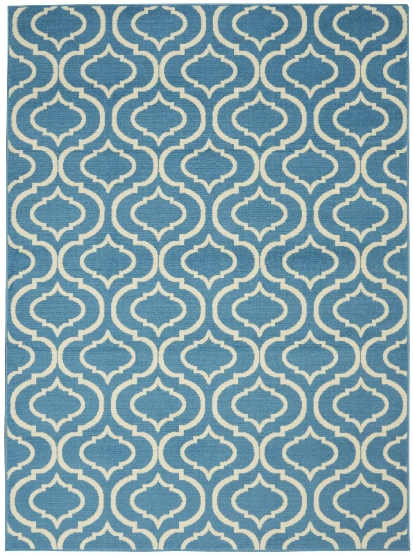 best carpet underlay for durability-Jubilant JUB19 Blue Rug