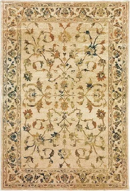 trendy floral rug patterns-Juliette 1331V Beige/Gold Rug