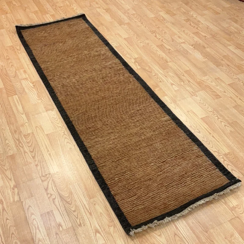 eco-friendly carpet cleaning solutions-Kaoud Rugs 2.2X7.7 Runner BEIGE GABBEH Area Rug