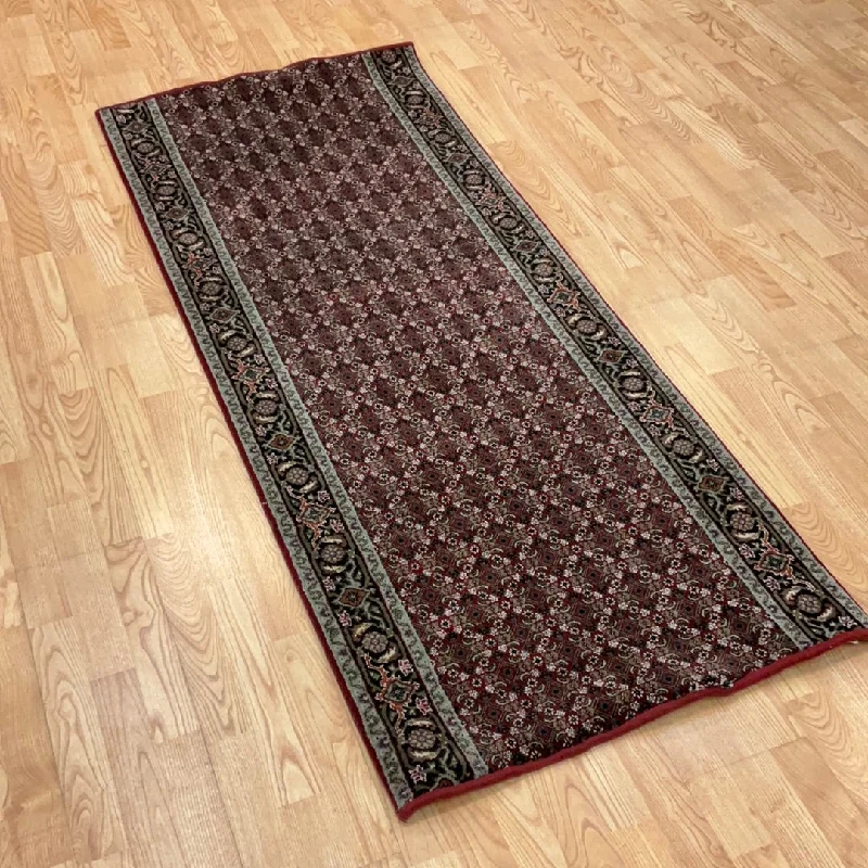 how to choose rug durability-Kaoud Rugs 2.6X6.3 Runner BURGUNDY TABRIZ-M Area Rug