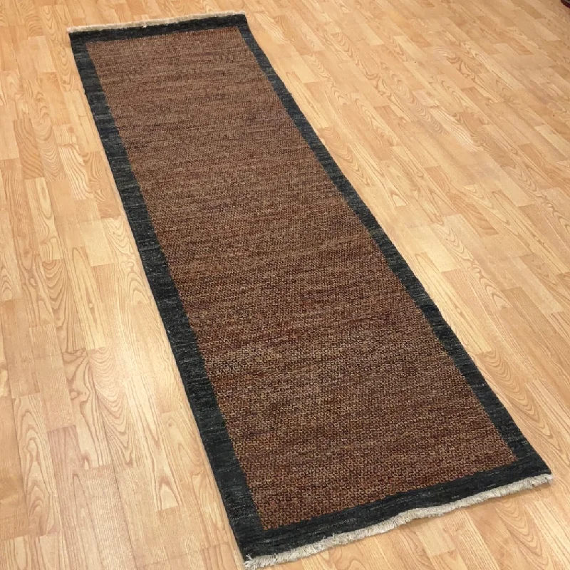 how to clean shag rugs properly-Kaoud Rugs 2.6X8.1 Runner RUST GABBEH Area Rug