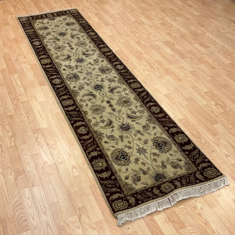 how to clean carpet with green products-Kaoud Rugs 2.6X9.8 Runner BEIGE ANT. MAHAL  Area Rug