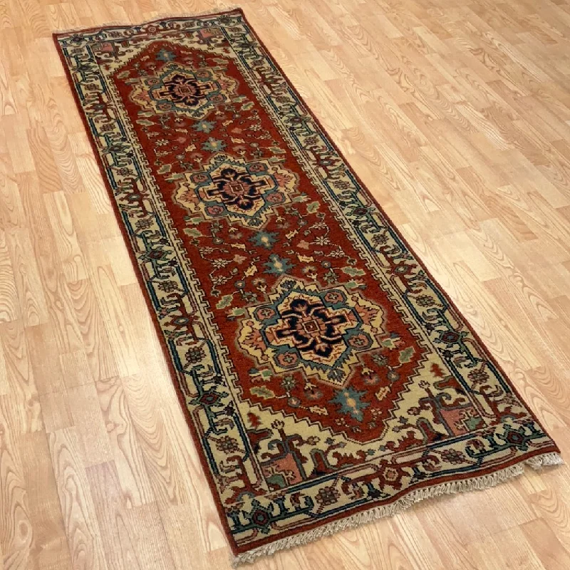 best carpet steam cleaners-Kaoud Rugs 2.8X7.11 Runner RUST SERAPI Area Rug