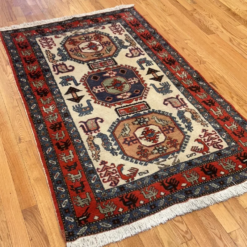 affordable rugs for warm climates-Kaoud Rugs 4.6X7 Rectangle IVORY ARDIBAL Area Rug