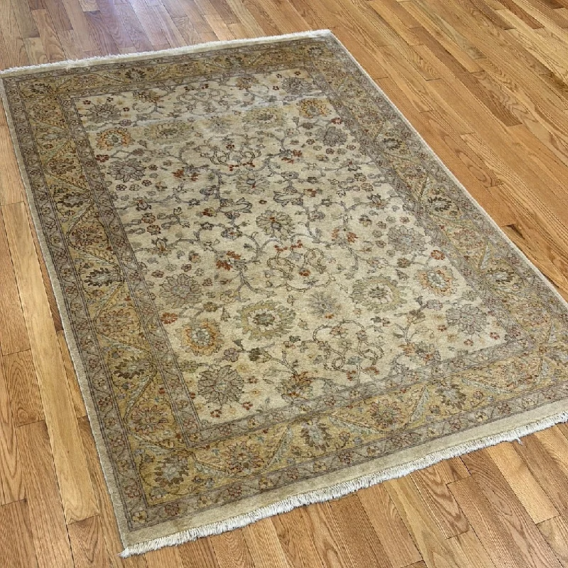 affordable rugs for outdoor spaces-Kaoud Rugs 5.4X7.10 Rectangle BEIGE MAHAL Area Rug