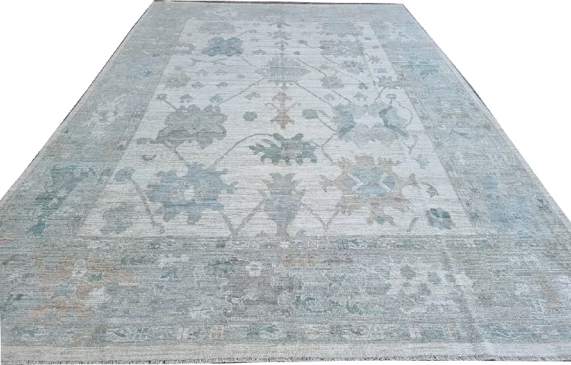 stylish rugs for modern offices-Kaoud Rugs 9X12.7 Rectangle BEIGE ANT. MAHAL Area Rug