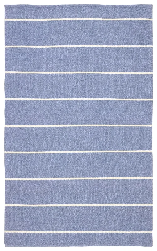 best carpet steamers for home-Lanai LAN03 Blue/Ivory Rug