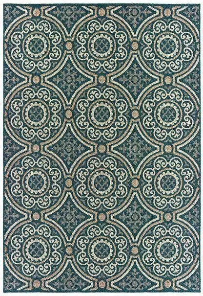 luxury silk rugs for living rooms-Latitude 609B Blue Grey Rug