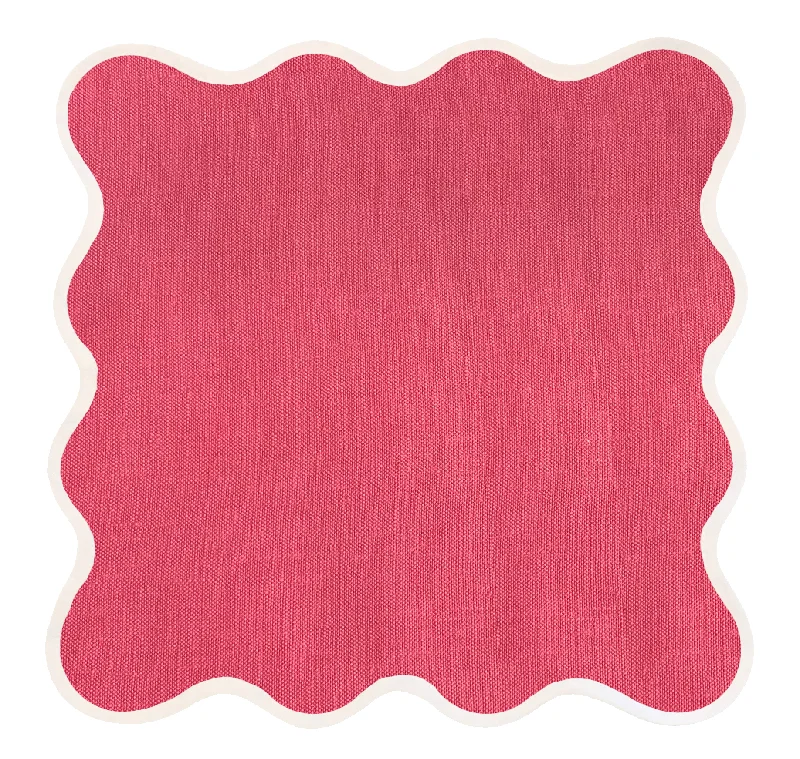 best-online-sales-platforms-Linen Scalloped Square Placemat Set/12