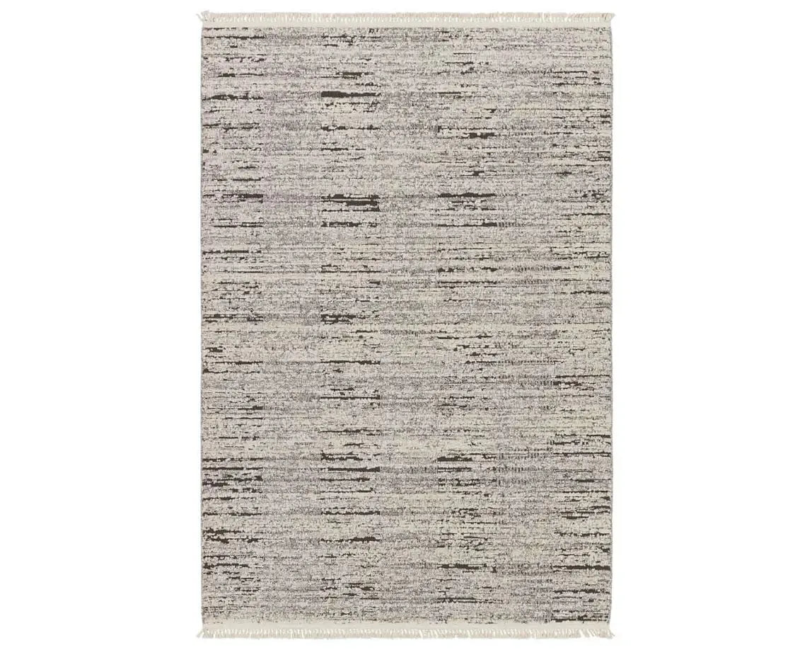 affordable rugs for warm climates-Lore LRE04 Grey/Cream Rug