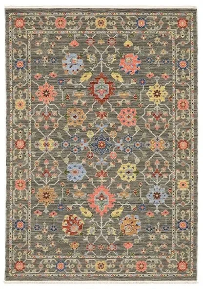 best rugs for concrete floors-Lucca 93K Grey Rug